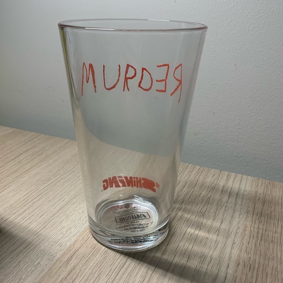 The Shining Redrum glass - Picture 2 of 4